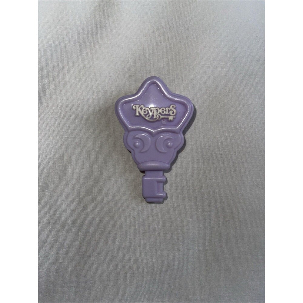 Vintage Tonka Toy Keypers Princess Figure Doll BRUSH ONLY Purple Plastic 1980s